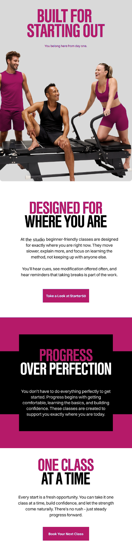 Email #2, Built for Starting Out