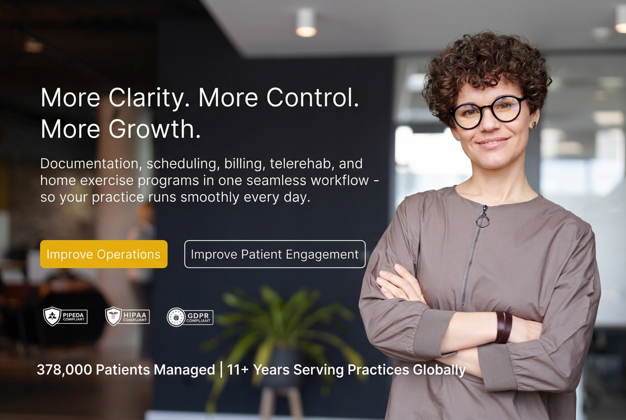 homepage after, clarity-led hero routing clinic owners to Improve Operations